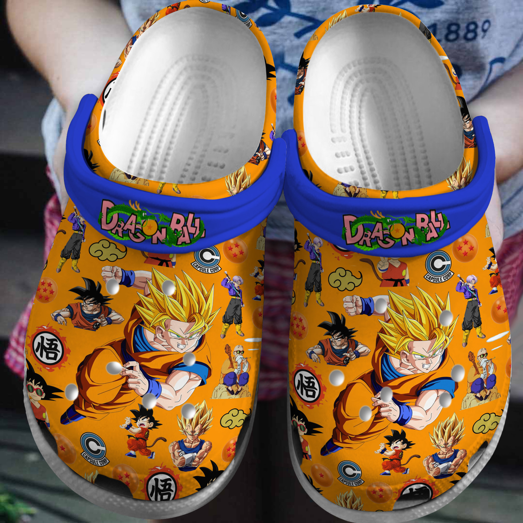 Footwearmerch Dragon Ball Anime Crocs Crocband Clogs Shoes Comfortable For Men Women and Kids