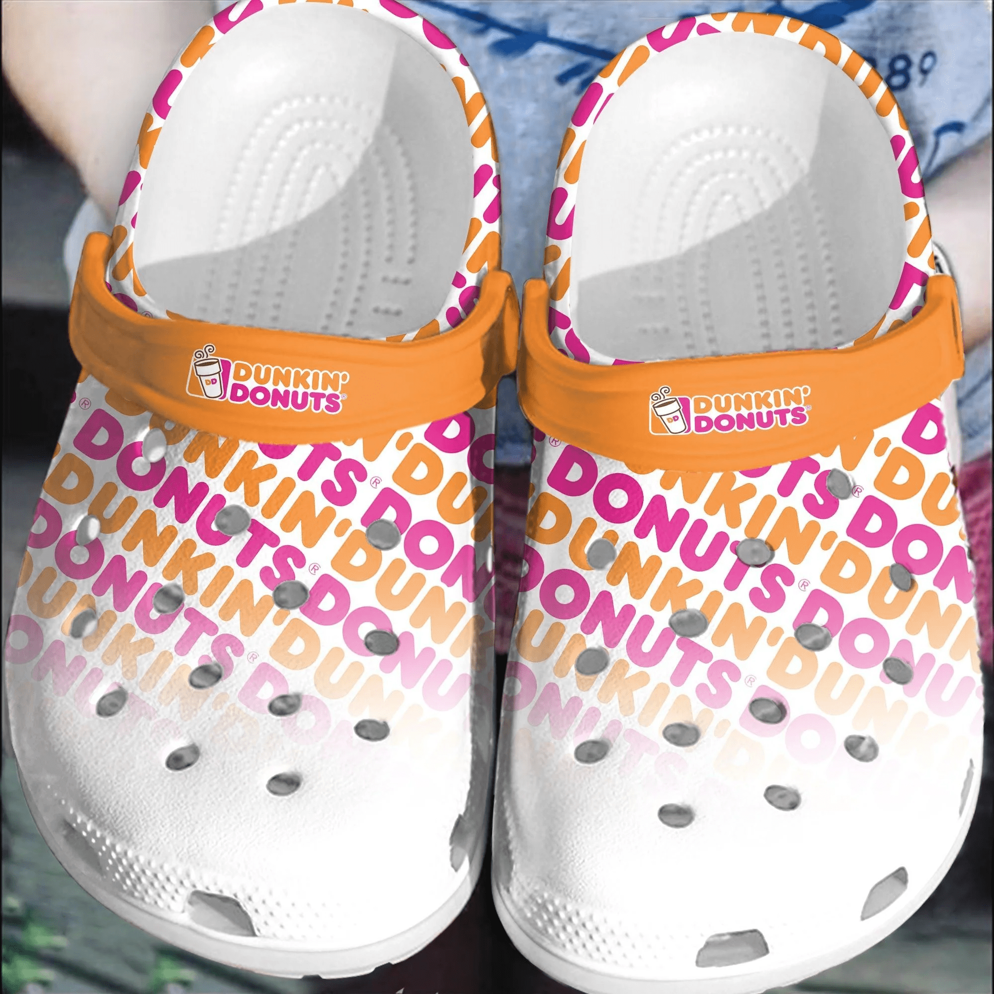 Footwearmerch Dunkin Donuts Crocband Crocs Shoes Clogs Comfortable For Men Women