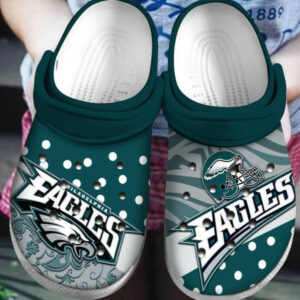 Footwearmerch Eagles Crocband Clog Shoes For Men Women