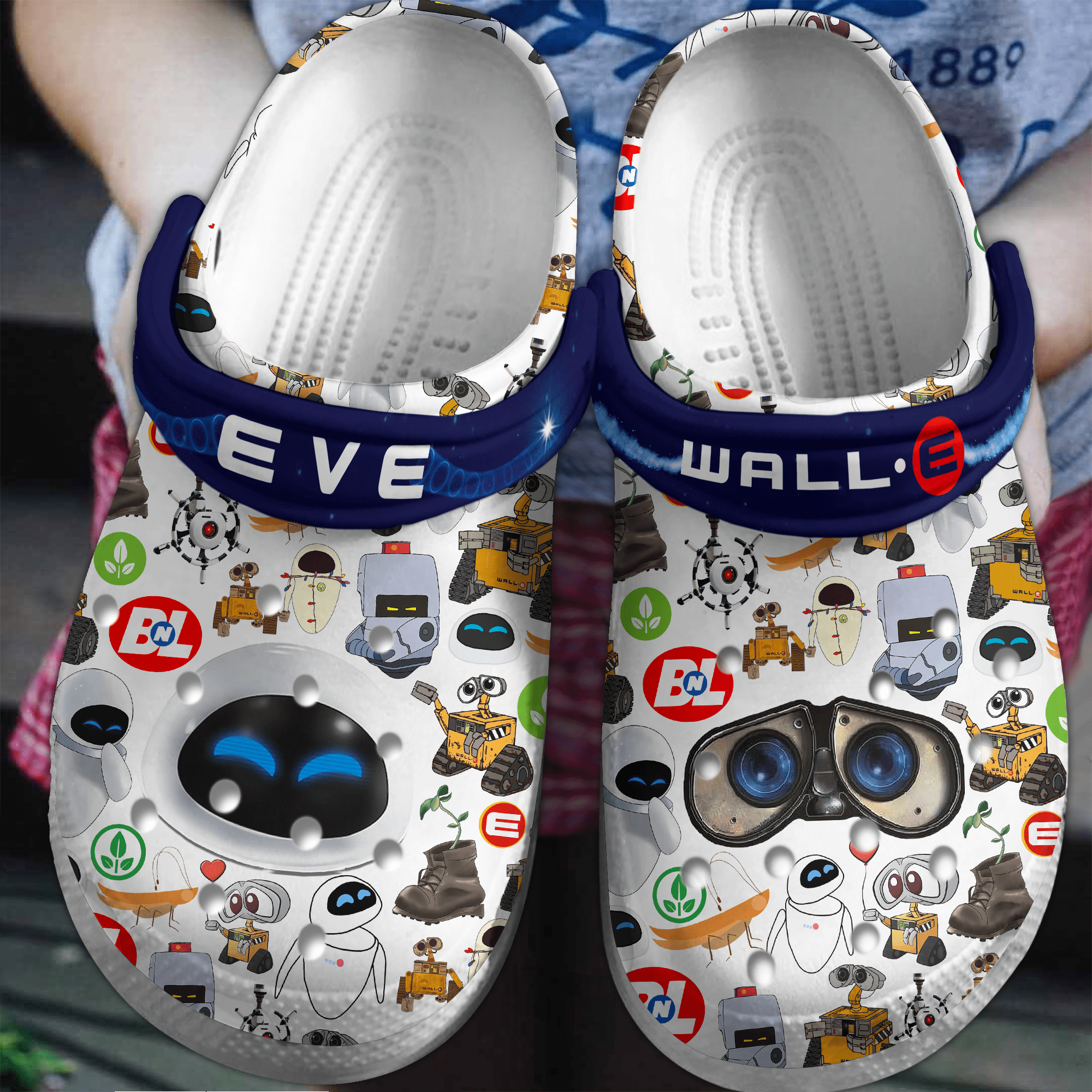 Footwearmerch EVE Wall Movie Crocs Crocband Clogs Shoes Comfortable For Men Women and Kids