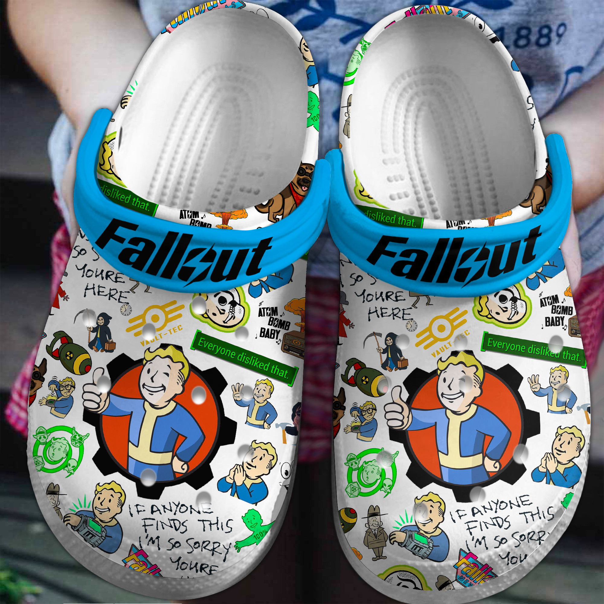 Footwearmerch Fall Out Game Crocs Crocband Clogs Shoes Comfortable For Men Women and Kids