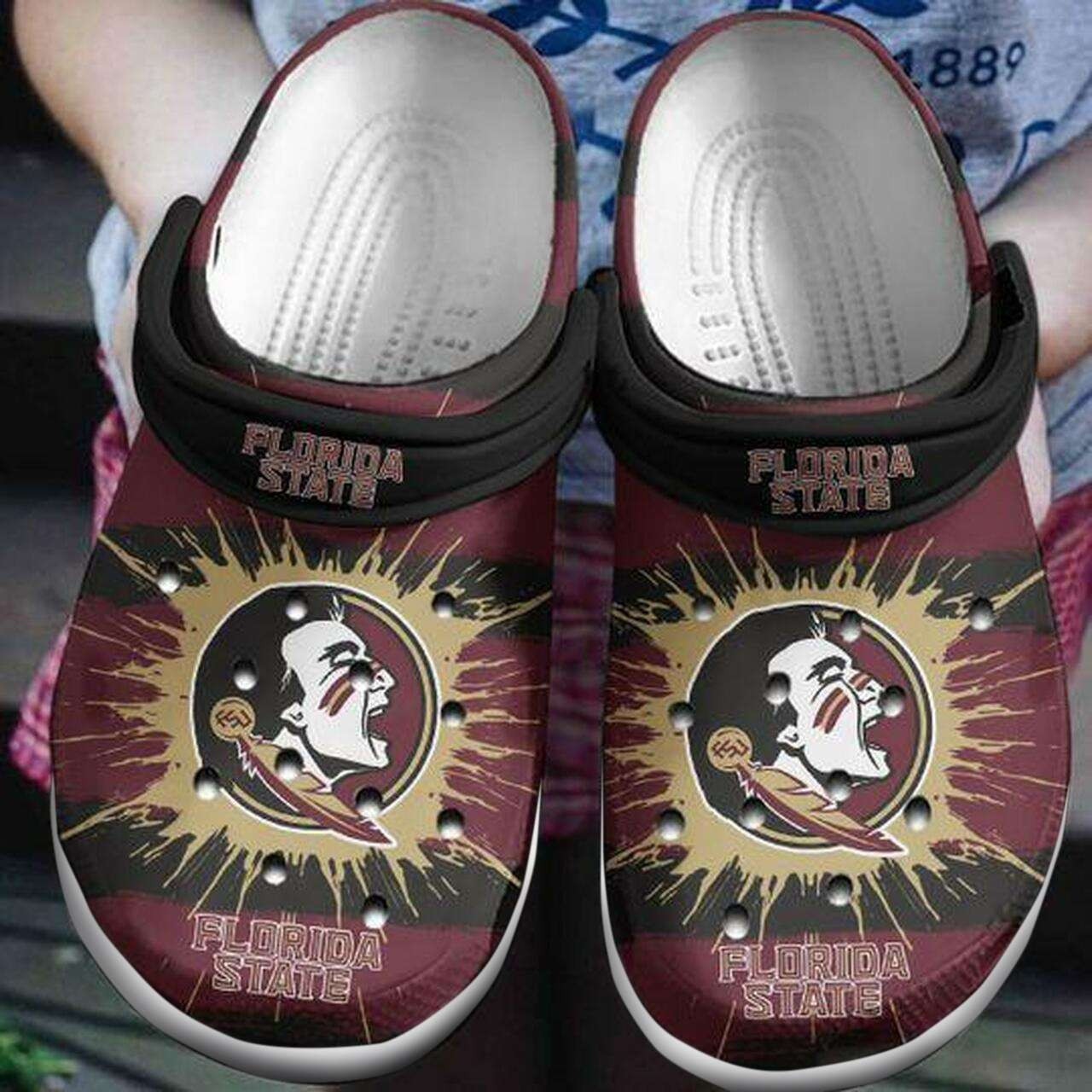 Footwearmerch Florida State Seminoles Crocband Clogs