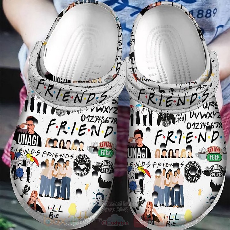 Footwearmerch Friends TV Series Crocs Crocband Clogs Shoes Comfortable For Men Women and Kids