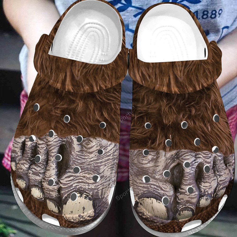 Footwearmerch Funny Bigfoot Clogs Shoes