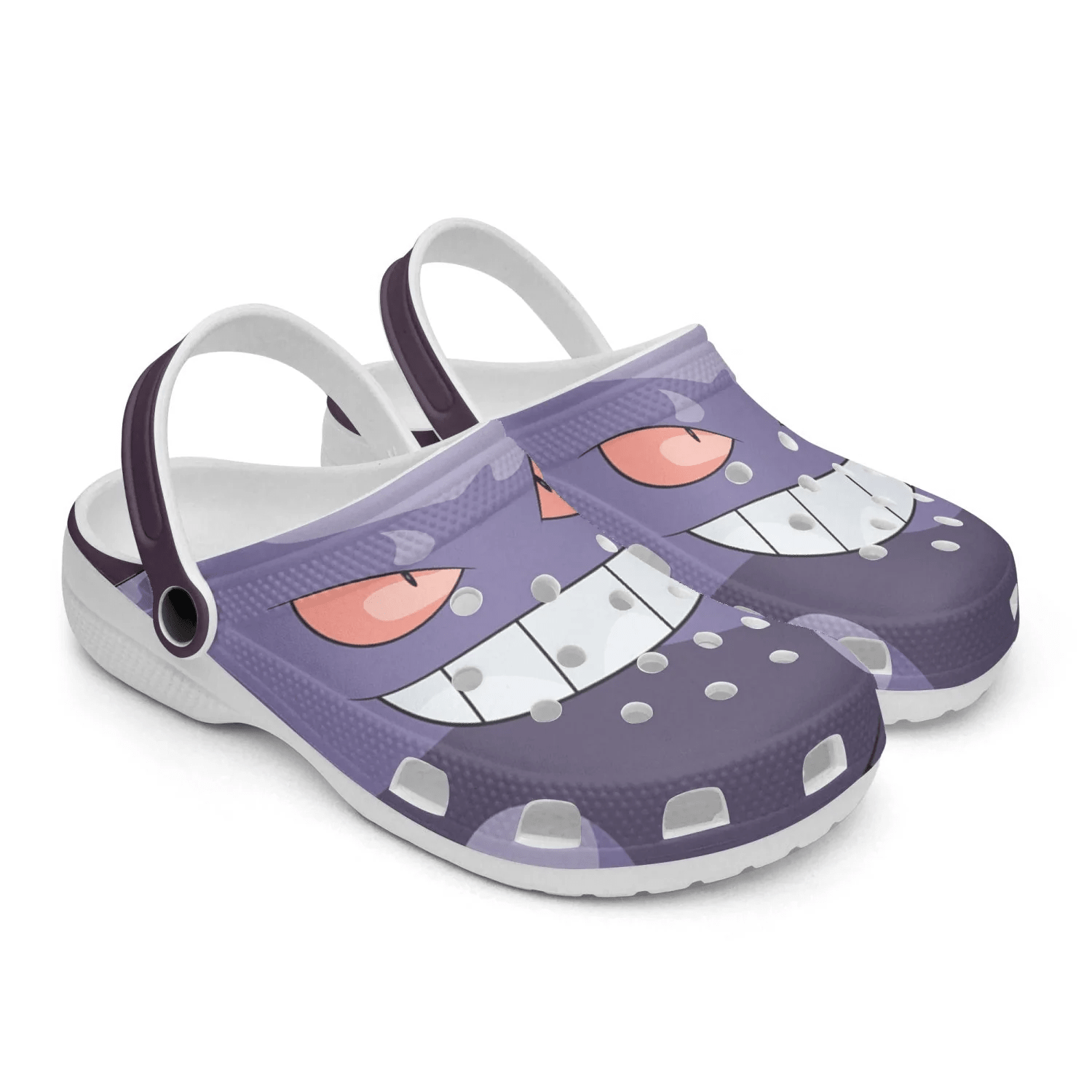 Footwearmerch Gengar Pokemon Custom Clogs