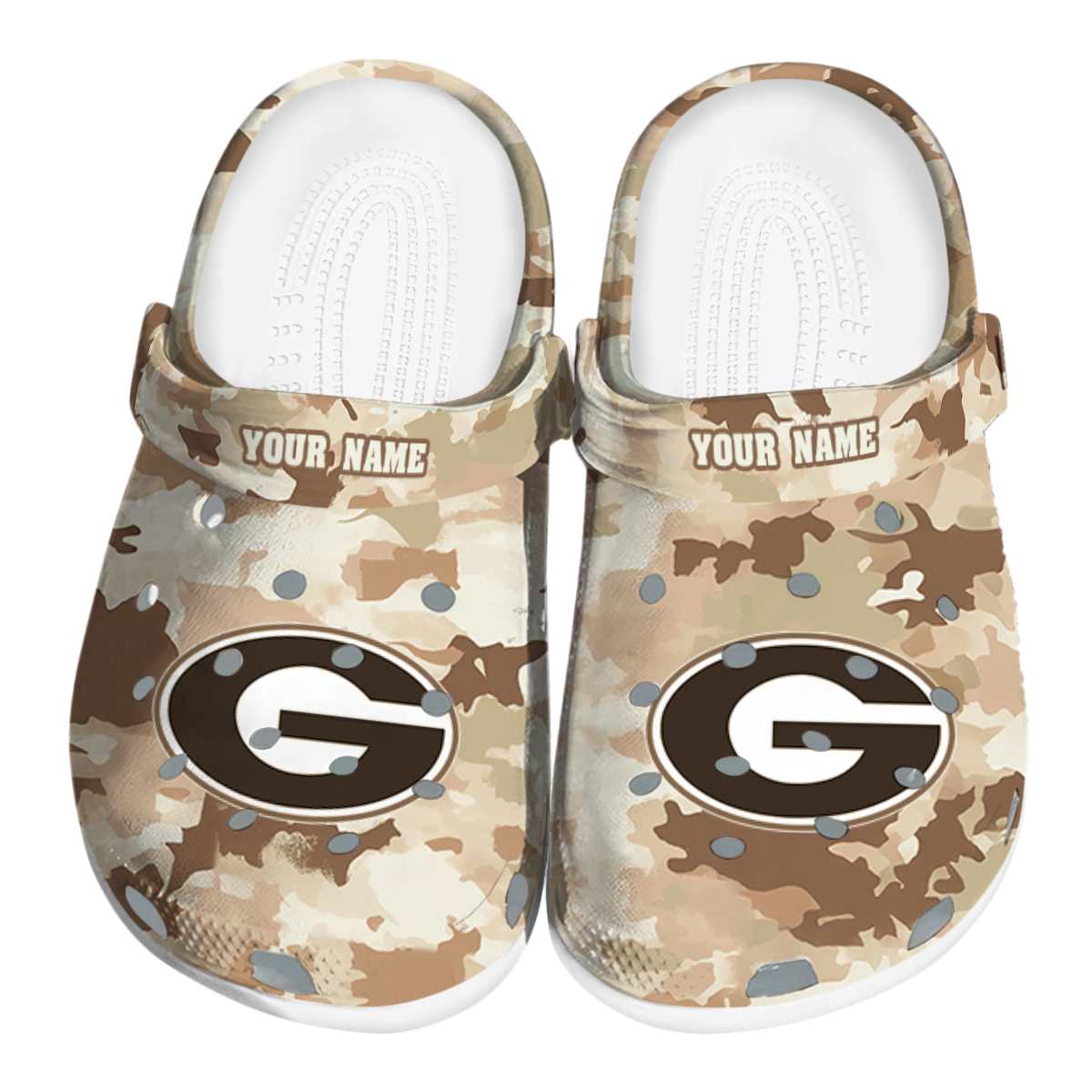 Footwearmerch Georgia Bulldogs NCAA Sport Crocs Crocband Clogs Shoes Comfortable For Men Women and Kids