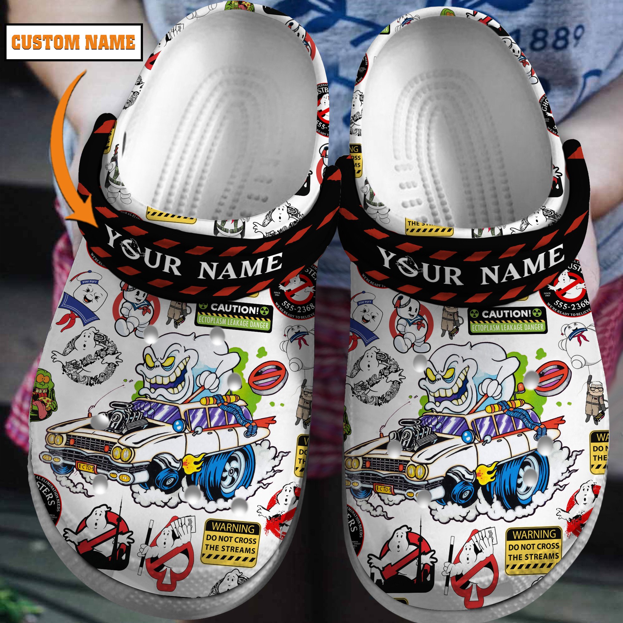 Footwearmerch Ghostbusters TV Series Crocs Crocband Clogs Shoes Comfortable For Men Women and Kids