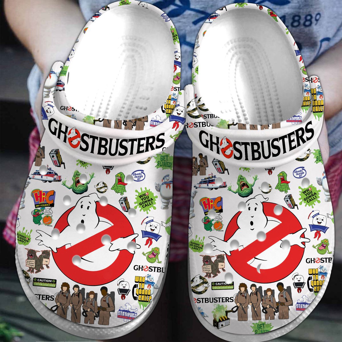 Footwearmerch Ghostbusters TV Series Crocs Crocband Clogs Shoes Comfortable For Men Women and Kids
