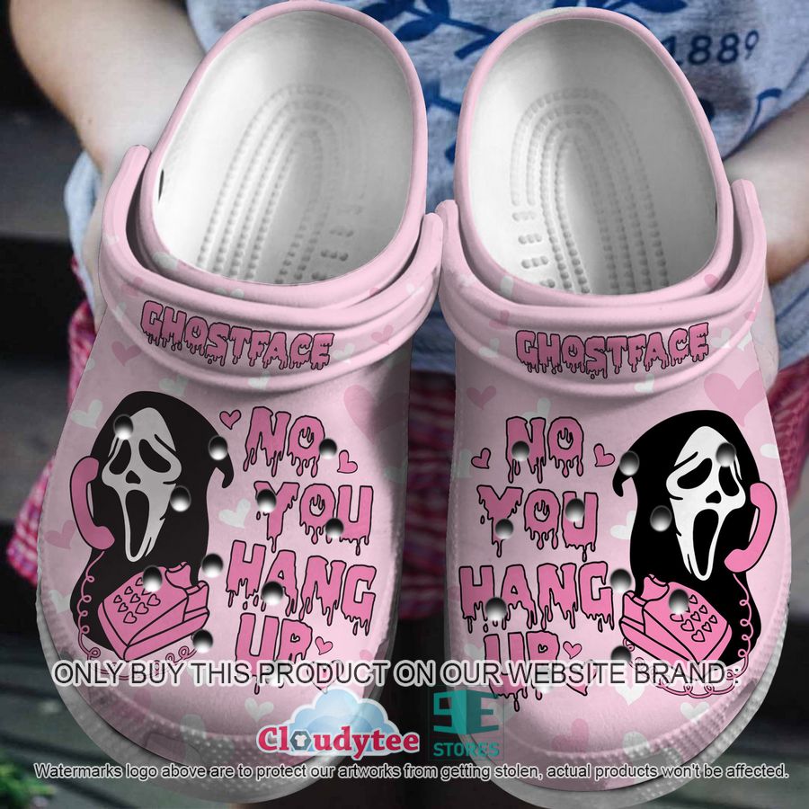 Footwearmerch Ghostface Scream Movie Crocs Crocband Clogs Shoes Comfortable For Men Women and Kids