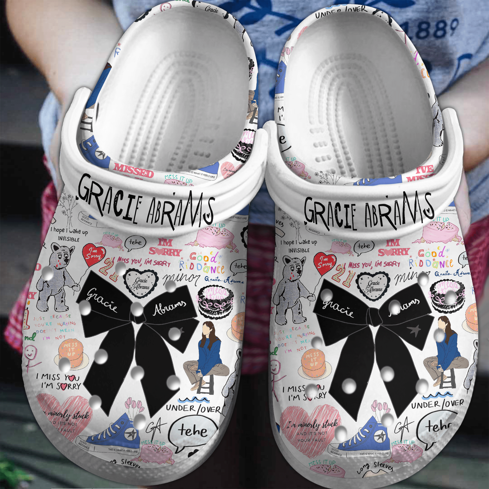 Footwearmerch Gracie Abrams Music Crocs Crocband Clogs Shoes Comfortable For Men Women and Kids
