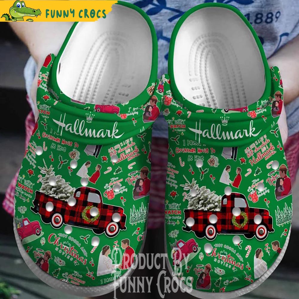 Footwearmerch Hallmark Movie Christmas Crocs Crocband Clogs Shoes Comfortable For Men Women and Kids