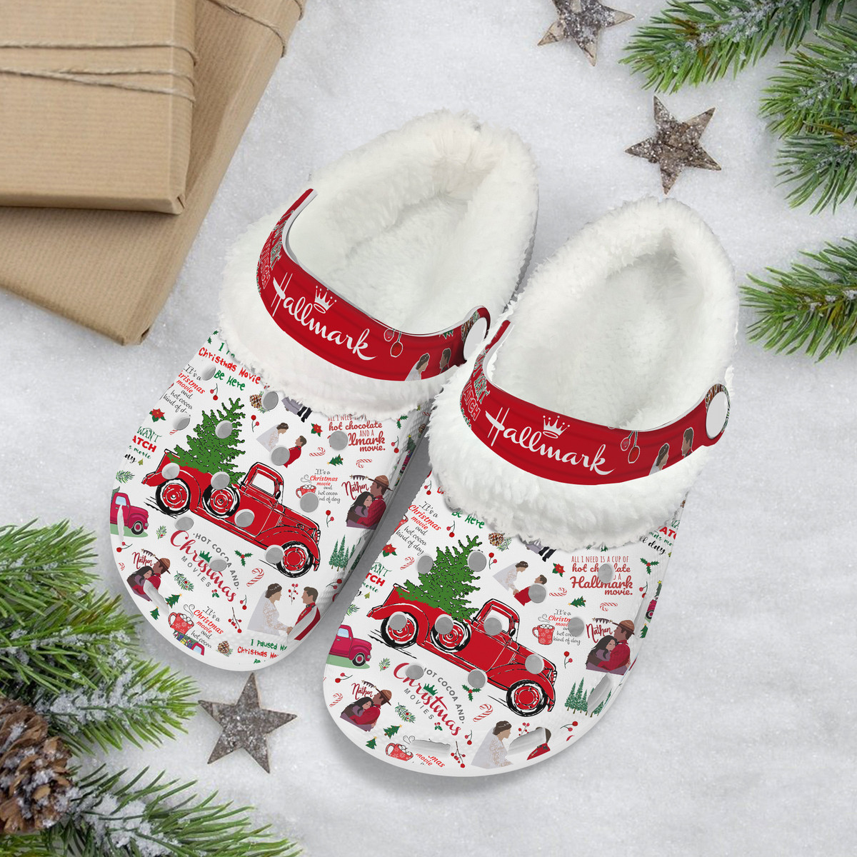 Footwearmerch Hallmark Movie Crocs Crocband Clogs Shoes Comfortable For Men Women and Kids