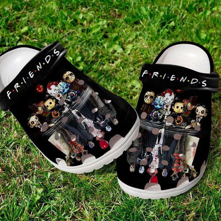 Footwearmerch Halloween Friends Horror Characters Movie Crocband Clogs Shoes