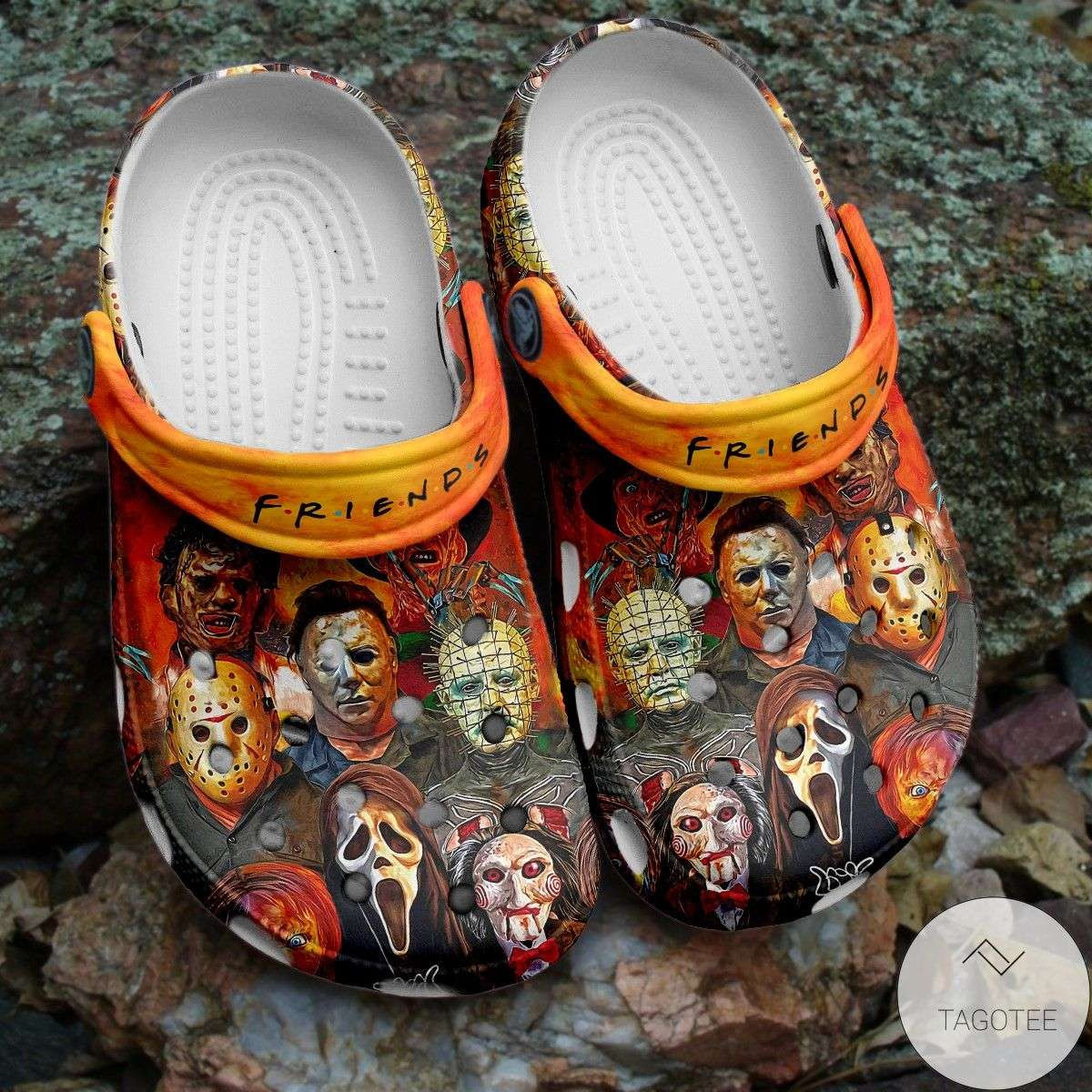 Footwearmerch Halloween Friends Horror Movie Characters Crocband Clogs
