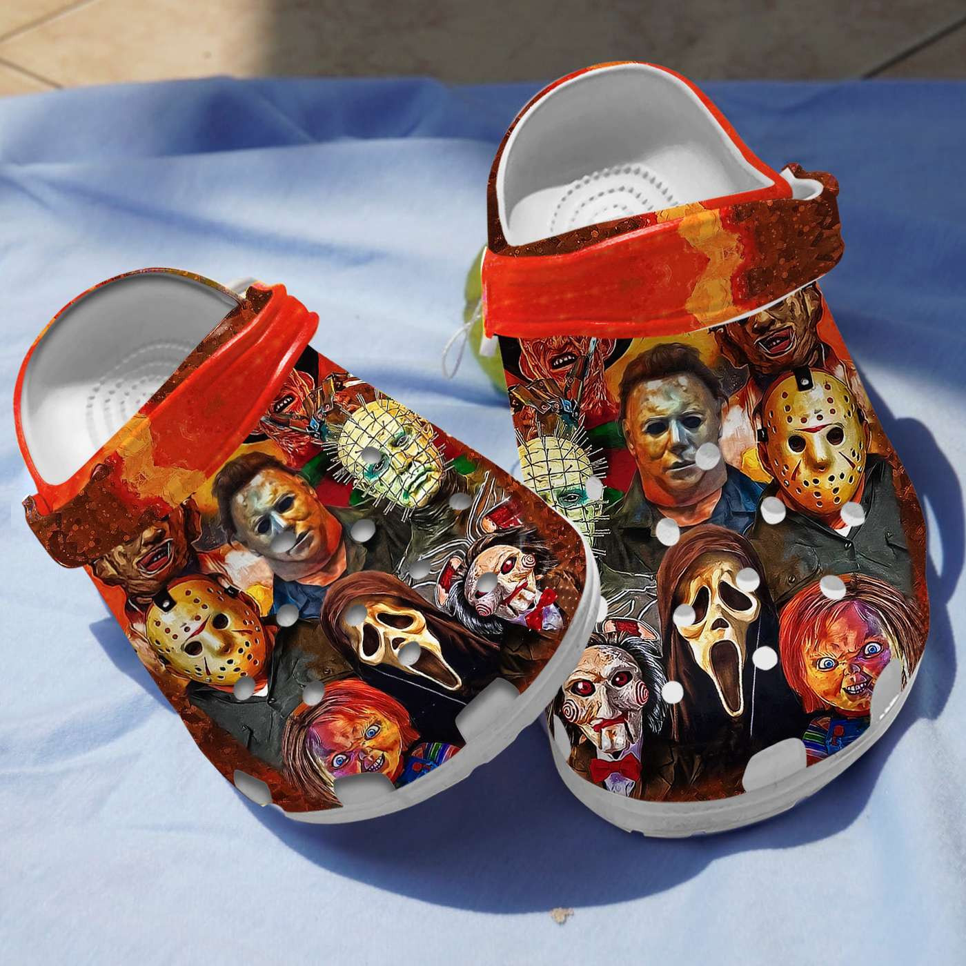 Footwearmerch Halloween Horror Movie Characters Crocband Clogs