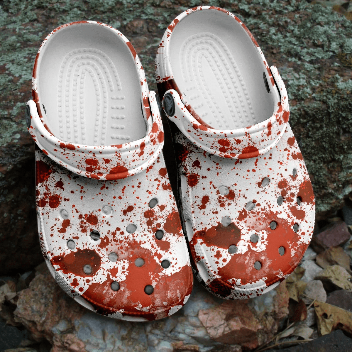 Footwearmerch Halloween shoes HLWD18 Crocs Crocband Clogs Shoes For Men Women