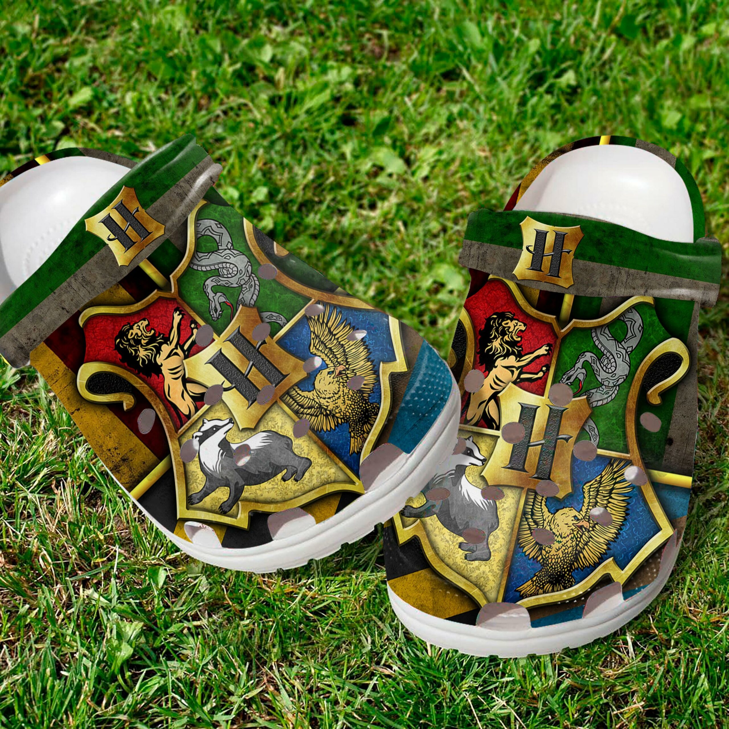 Footwearmerch Harry Potter Movie Crocs Crocband Clogs Shoes Comfortable For Men Women and Kids