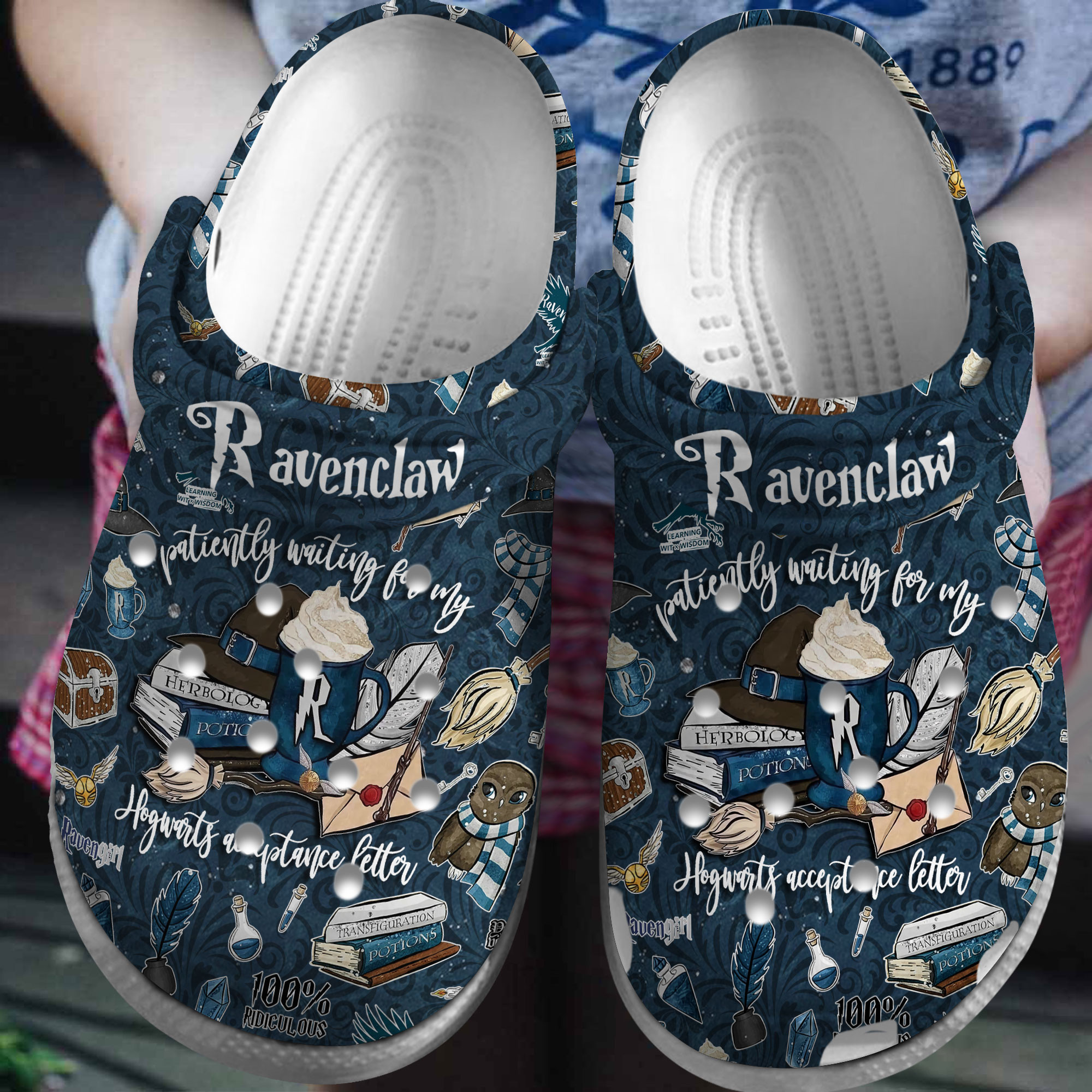 Footwearmerch Harry Potter Movie Crocs Crocband Clogs Shoes Comfortable For Men Women and Kids