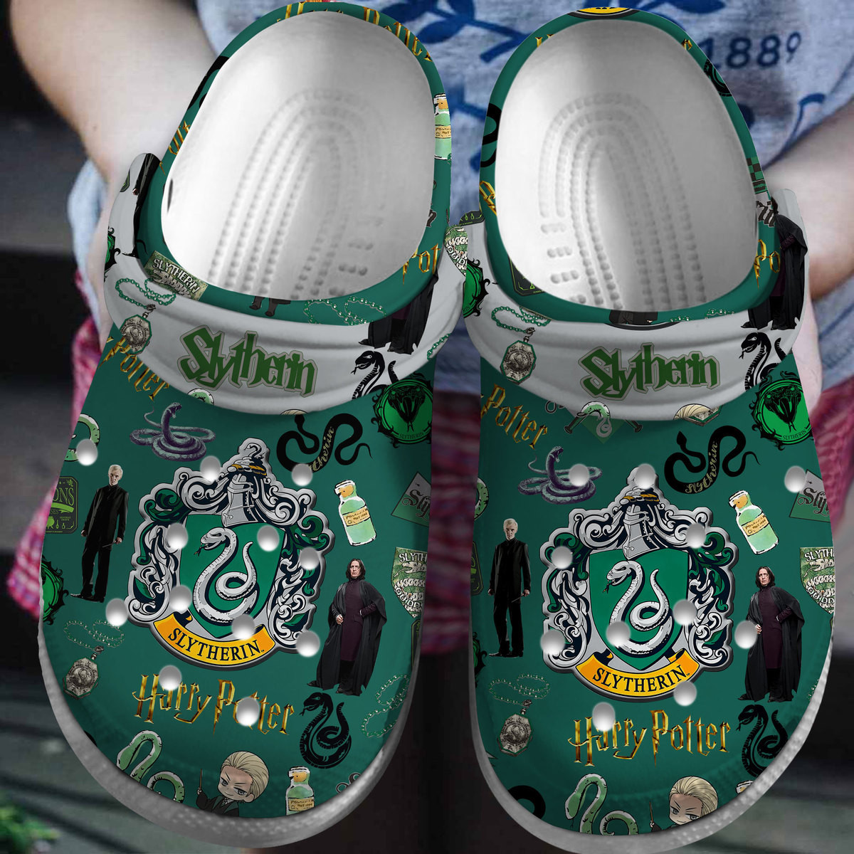 Footwearmerch Harry Potter Movie Crocs Crocband Clogs Shoes Comfortable For Men Women and Kids