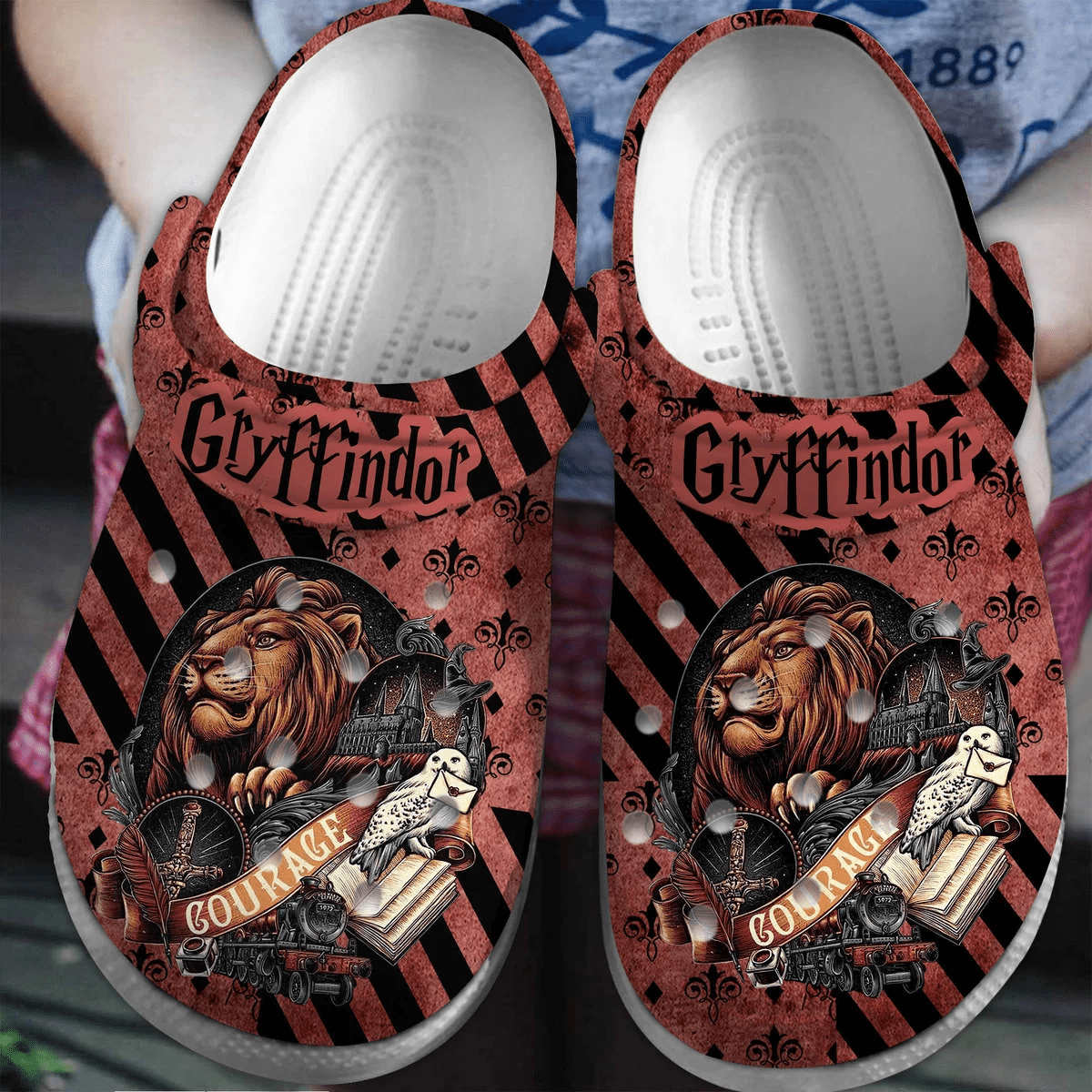 Footwearmerch Harry Potter Movie Crocs Crocband Clogs Shoes Comfortable For Men Women and Kids