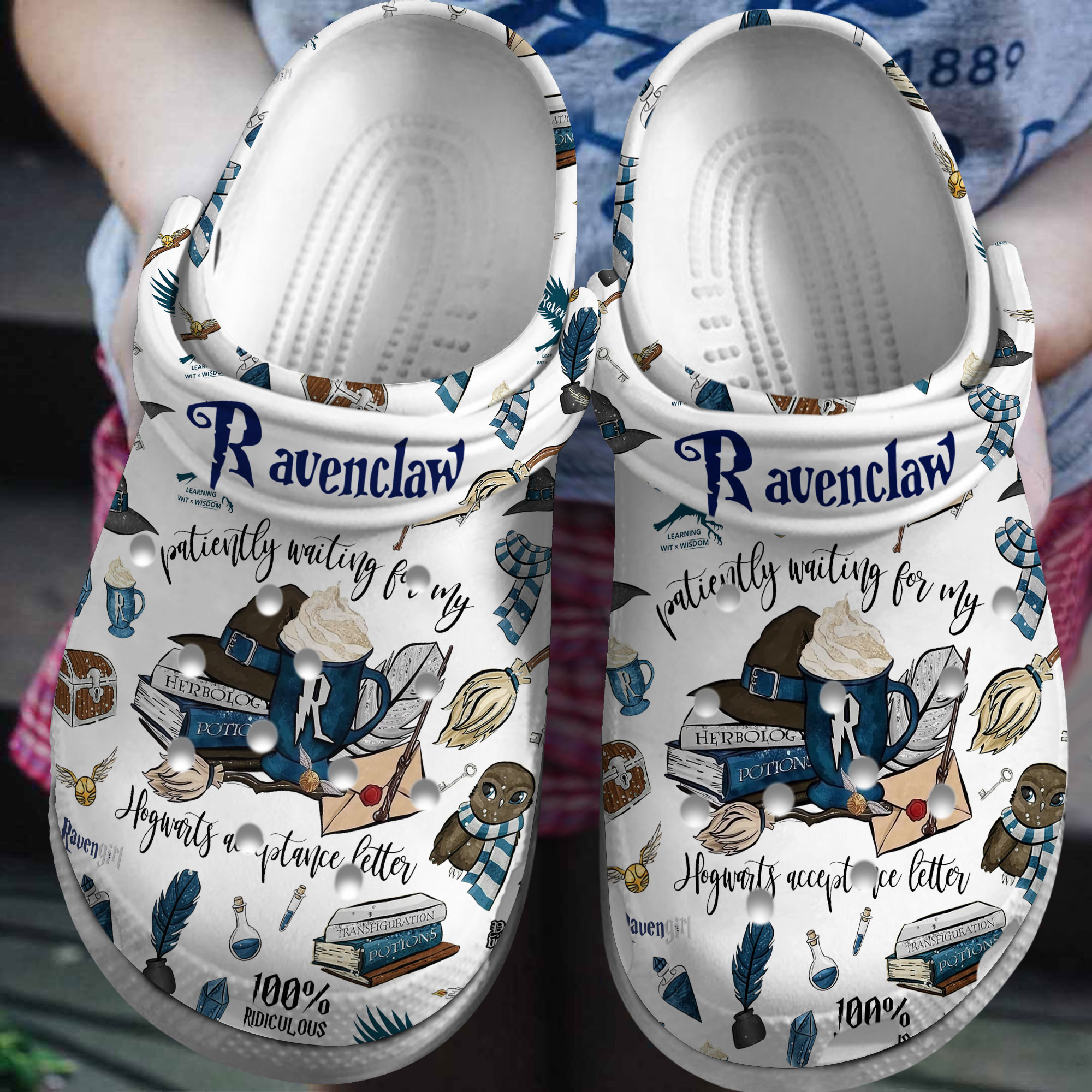 Footwearmerch Harry Potter Movie Crocs Crocband Clogs Shoes Comfortable For Men Women and Kids