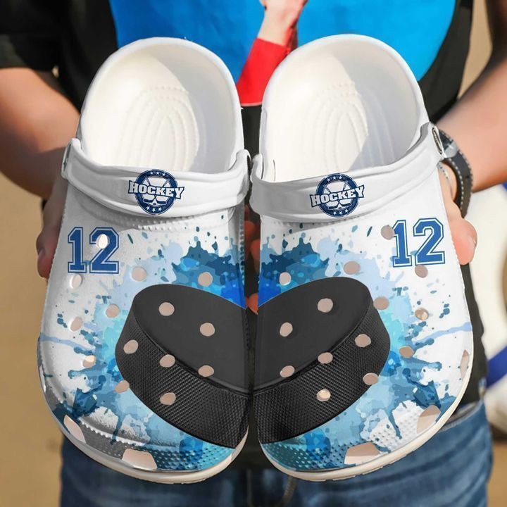 Footwearmerch Hockey Personalized Player Classic Clogs Shoes