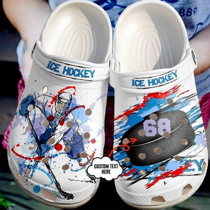 Footwearmerch Hockey Personalized Season Classic Clogs Shoes