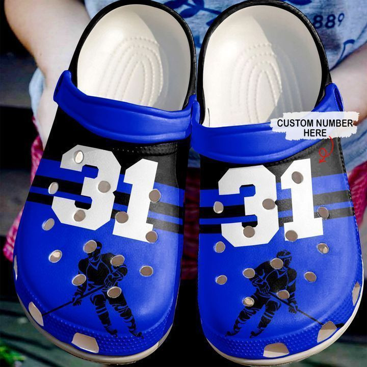 Footwearmerch Hockey Personalized Simply Love clog Shoes