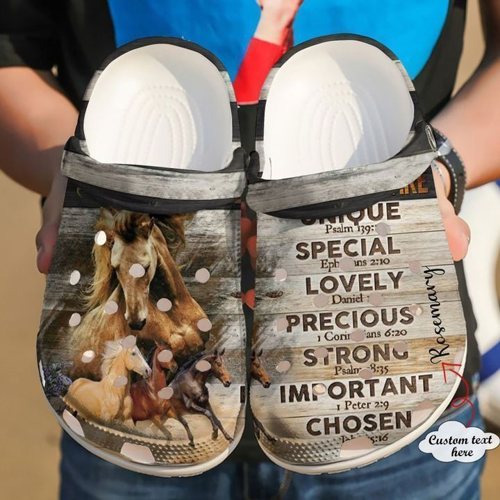 Footwearmerch Horse Personalized God Says Classic Clogs Shoes