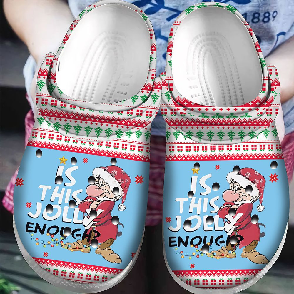 Footwearmerch Is This Jolly Enough Grumpy Dwarf Classic Clogs Shoes