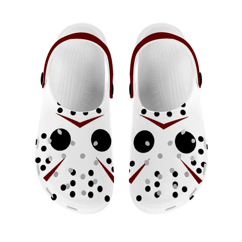 Footwearmerch Jason Voorhees Horror Movie Crocs Crocband Clogs Shoes Comfortable For Men Women and Kids