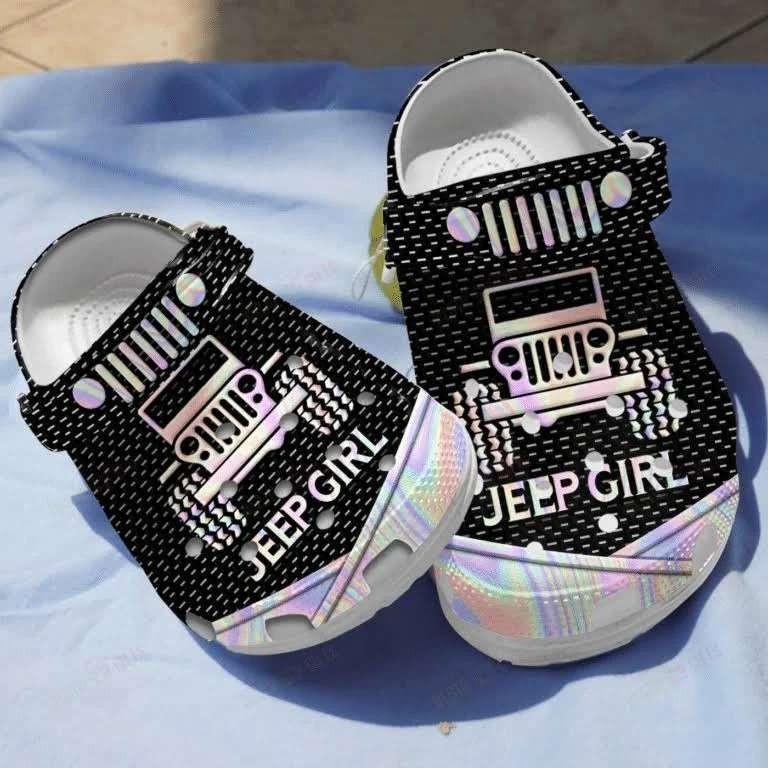 Footwearmerch Jeep Girl Crocband Clog Shoes For Jeep Lover