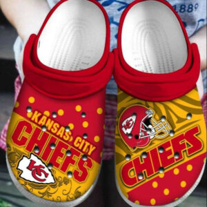 Footwearmerch Kansas City Chiefs Nfl Fan Crocband Clogs