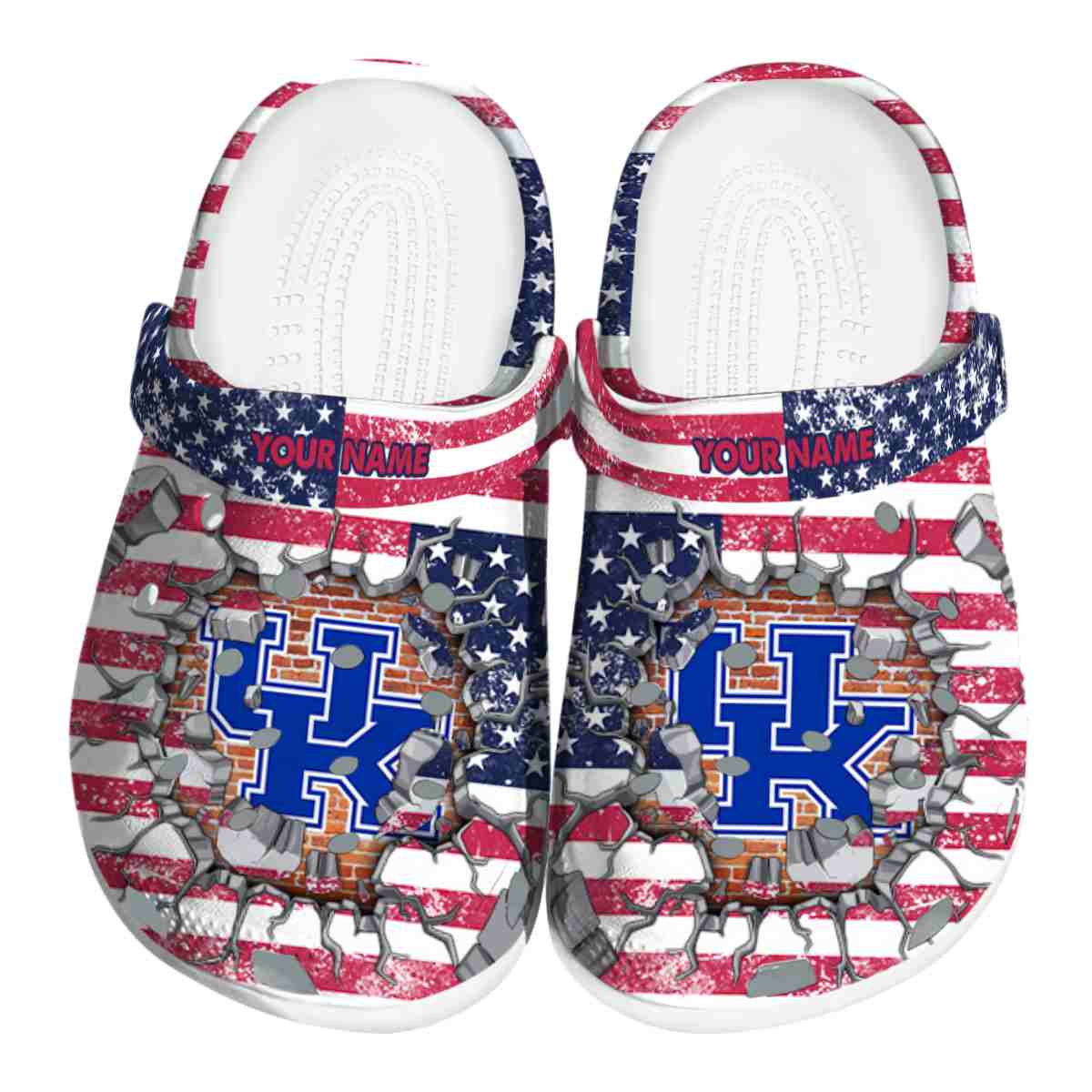 Footwearmerch Kentucky Wildcats NCAA Sport Crocs Crocband Clogs Shoes Comfortable For Men Women and Kids