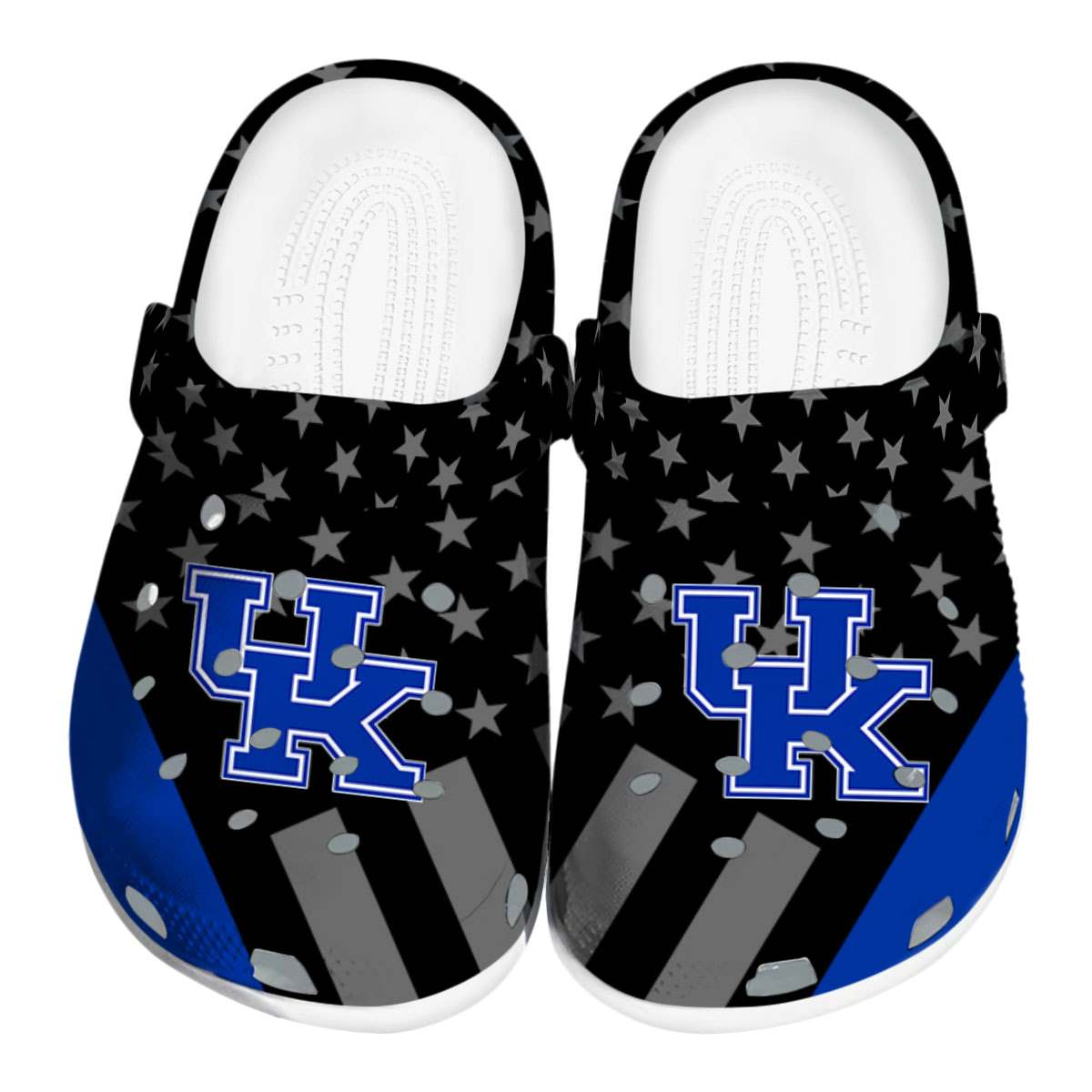 Footwearmerch Kentucky Wildcats NCAA Sport Crocs Crocband Clogs Shoes Comfortable For Men Women and Kids