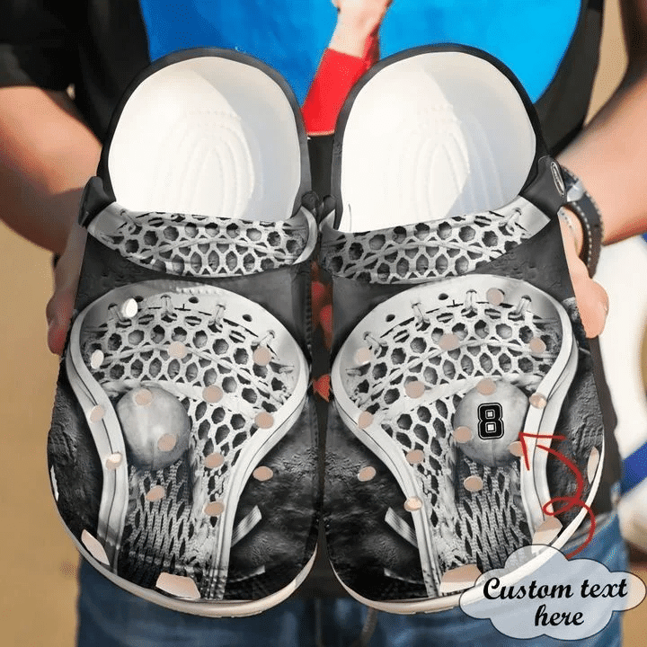 Footwearmerch Lacrosse Personalized I Love Classic Clogs Shoes