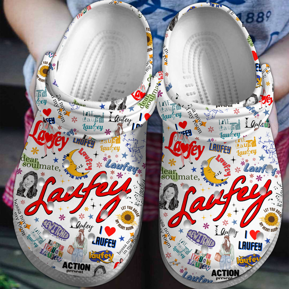 Footwearmerch Laufey Music Crocs Crocband Clogs Shoes Comfortable For Men Women and Kids