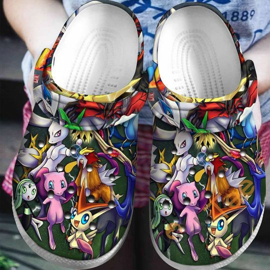 Footwearmerch Legendary Pokemon Crocs Crocband Shoes Clogs Custom Name For Men Women And Kids