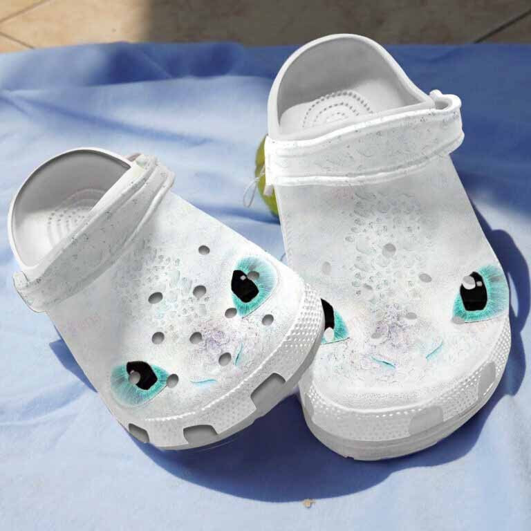 Footwearmerch Light Fury Dragon Clogs Shoes Birthday Gifts For Children