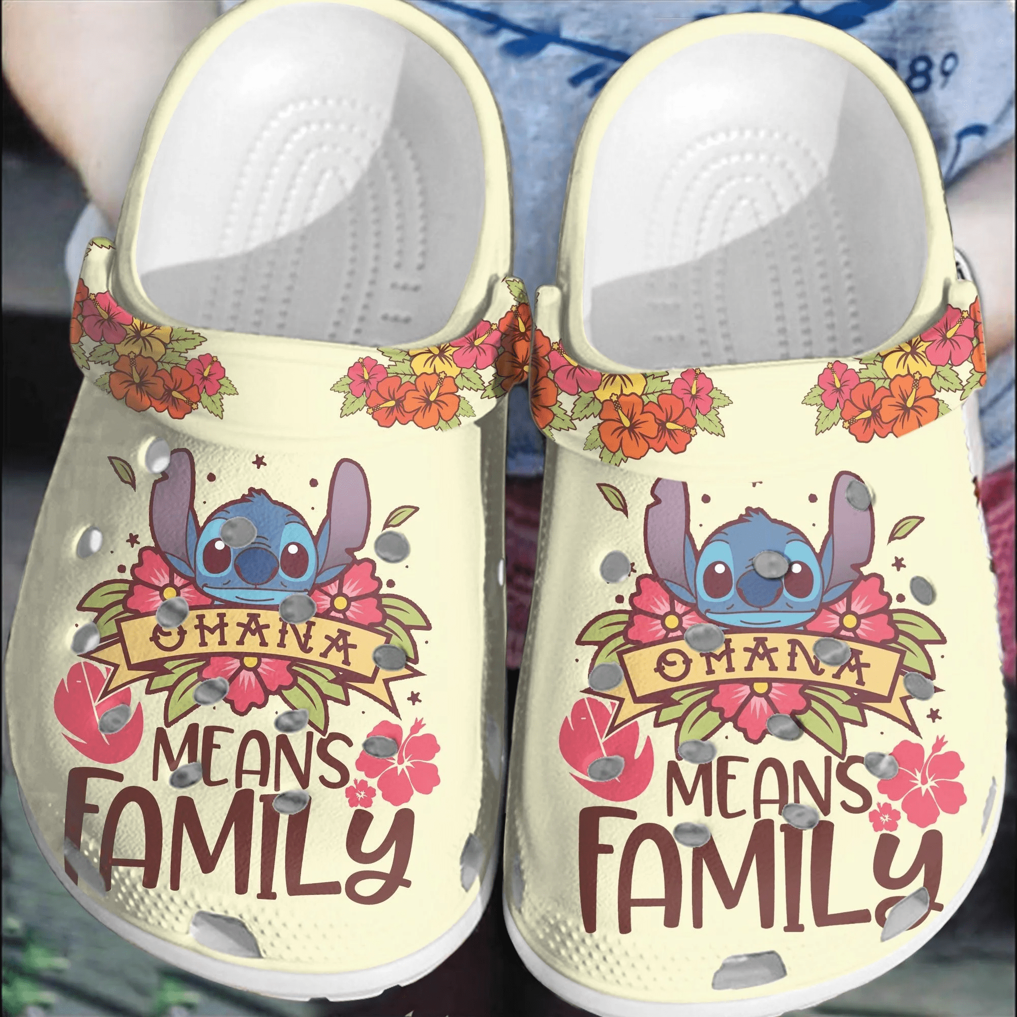 Footwearmerch Lilo And Stitch Crocs Crocband Clogs Shoes Comfortable For Men Women