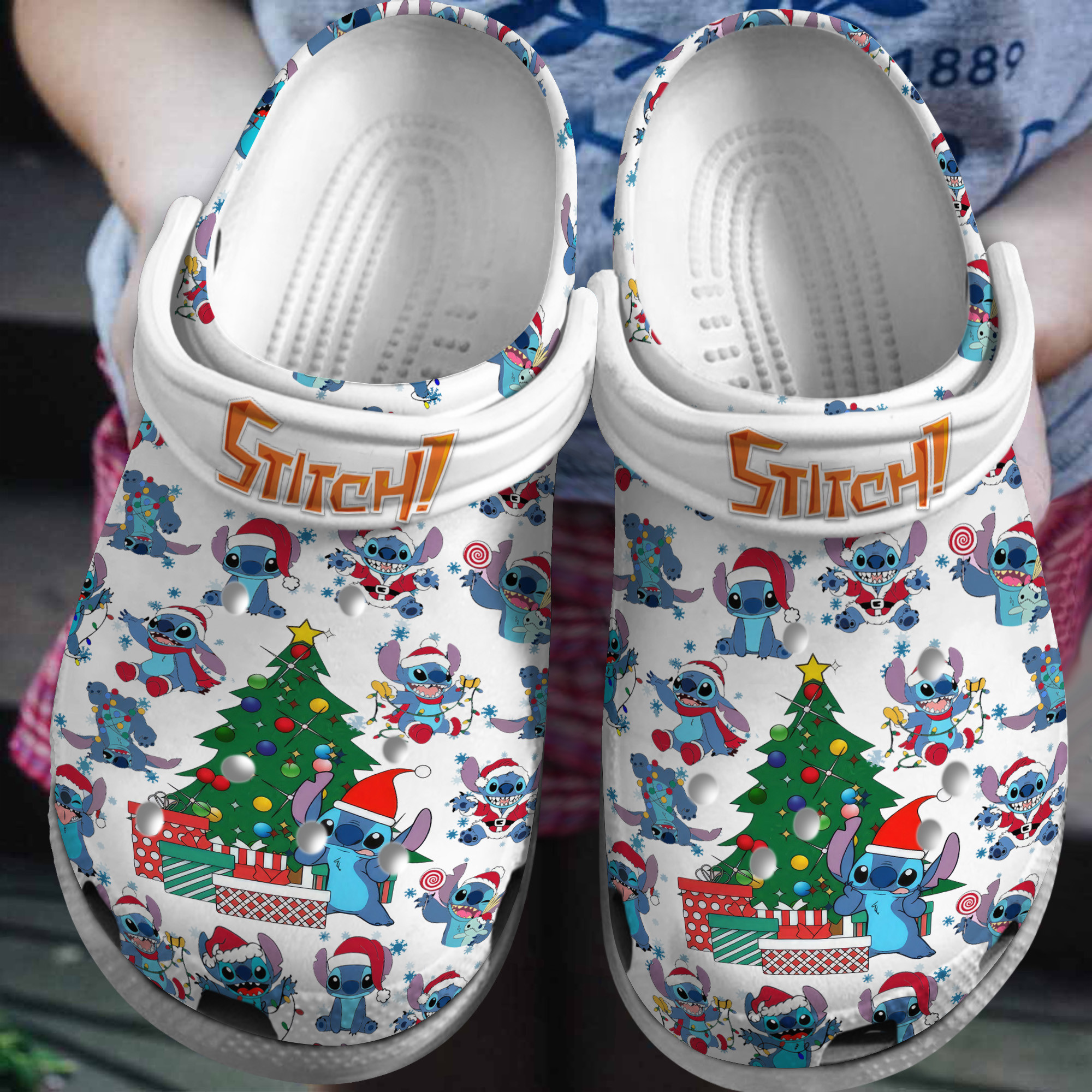 Footwearmerch Lilo and Stitch Movie Crocs Crocband Clogs Shoes Comfortable For Men Women and Kids