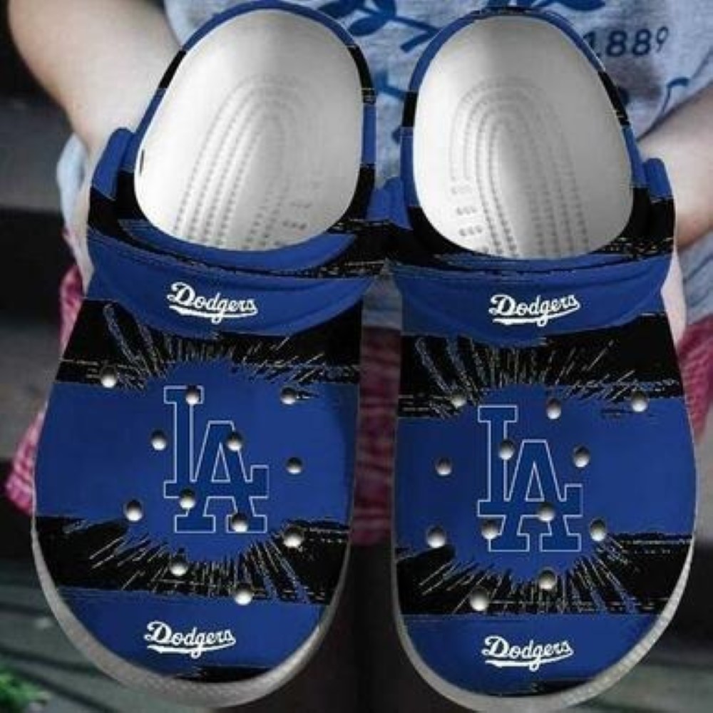 Footwearmerch Los Angeles Dodgers MLB Sport Crocs Crocband Clogs Shoes Comfortable For Men Women and Kids