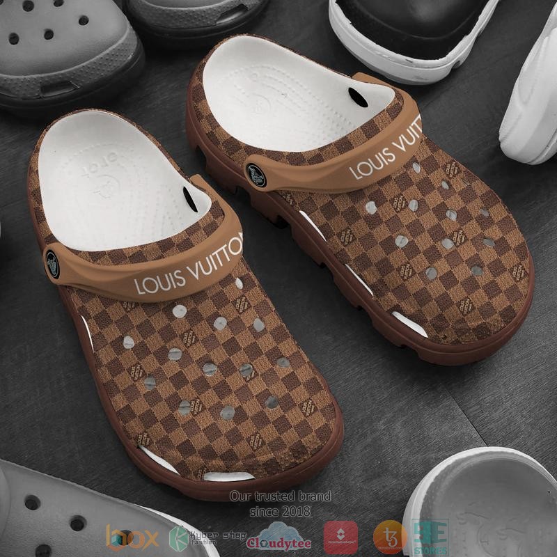 Footwearmerch Louis Vuitton Brand Crocs Crocband Clogs Shoes Comfortable For Men Women and Kids