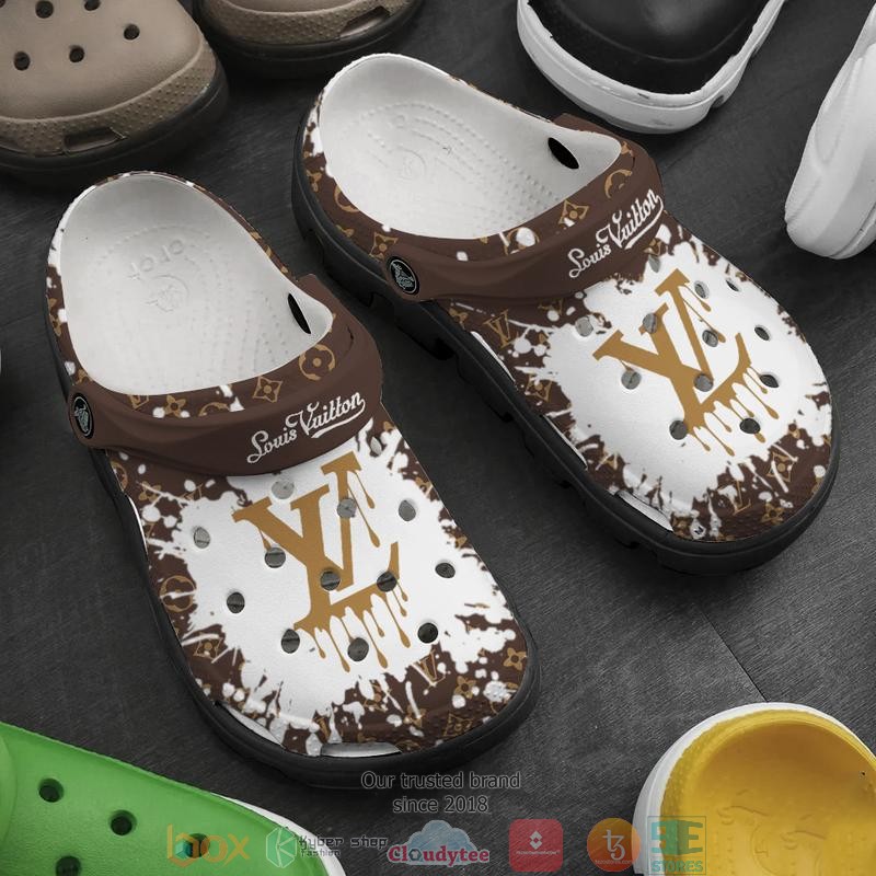 Footwearmerch Louis Vuitton Brand Crocs Crocband Clogs Shoes Comfortable For Men Women and Kids