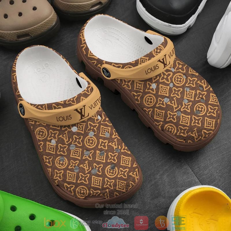 Footwearmerch Louis Vuitton Brand Crocs Crocband Clogs Shoes Comfortable For Men Women and Kids