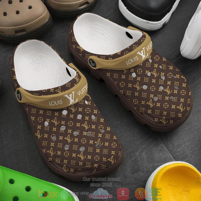 Footwearmerch Louis Vuitton Brand Crocs Crocband Clogs Shoes Comfortable For Men Women and Kids