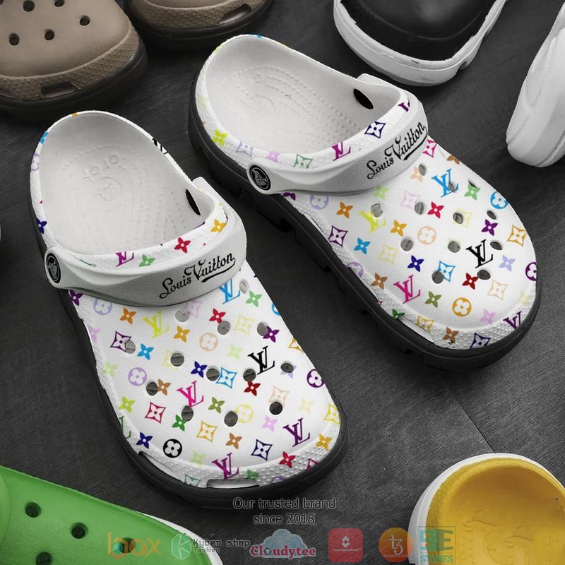 Footwearmerch Louis Vuitton Brand Crocs Crocband Clogs Shoes Comfortable For Men Women and Kids