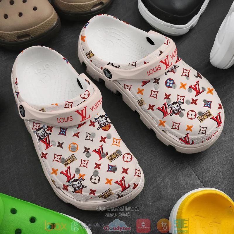 Footwearmerch Louis Vuitton Brand Crocs Crocband Clogs Shoes Comfortable For Men Women and Kids