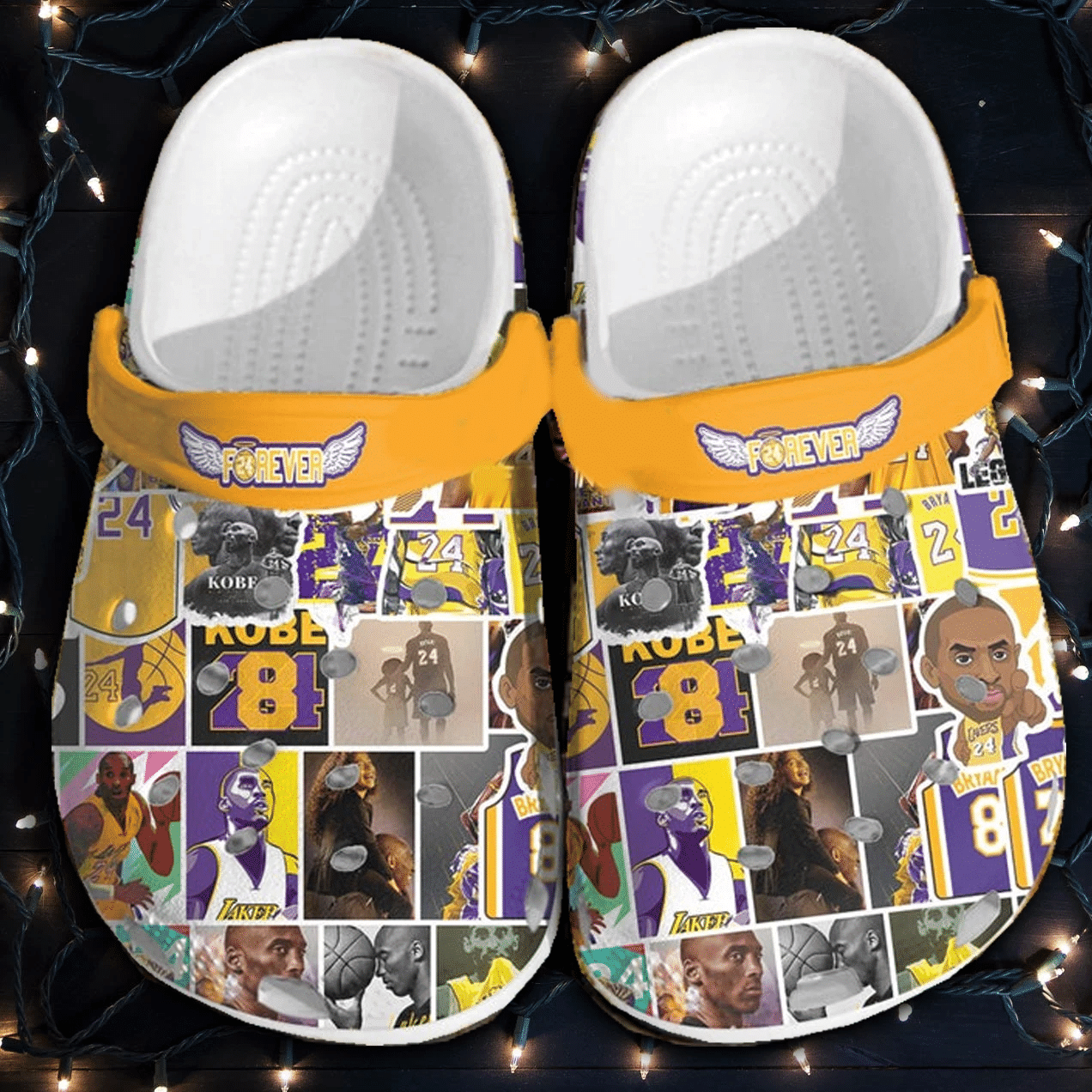 Footwearmerch Love Kobe Crocs Clog Shoes