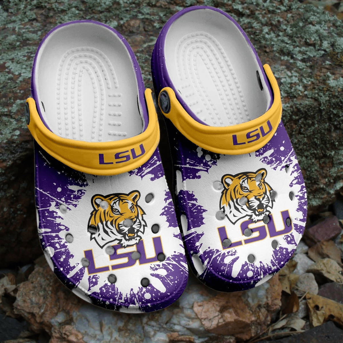 Footwearmerch LSLI NCAA Crocs Crocband Comfortable Shoes Clogs For Men Women